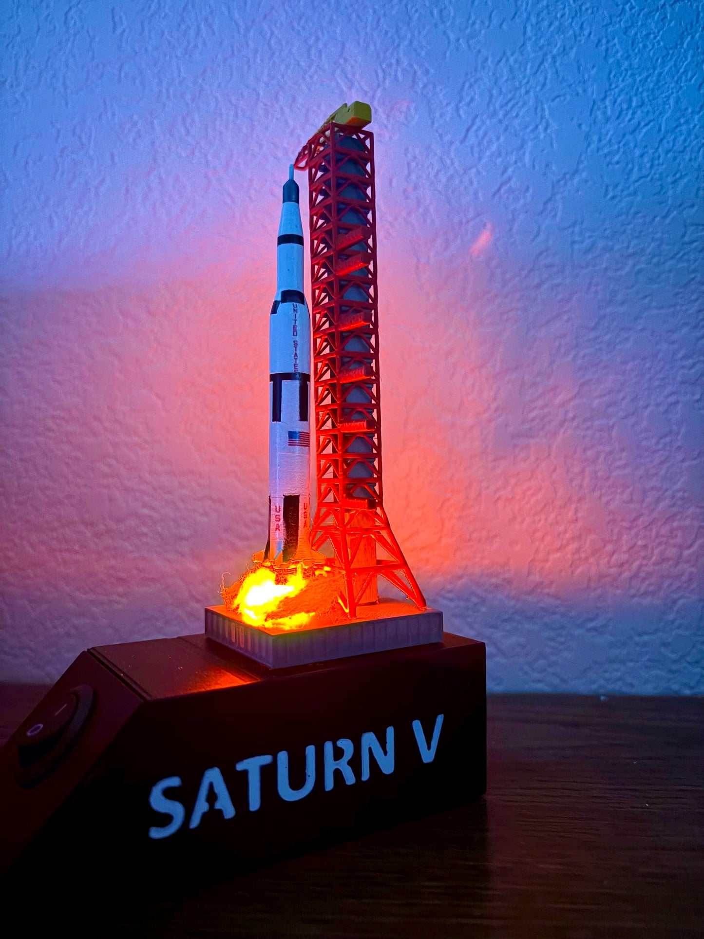 Saturn V Launch Diorama