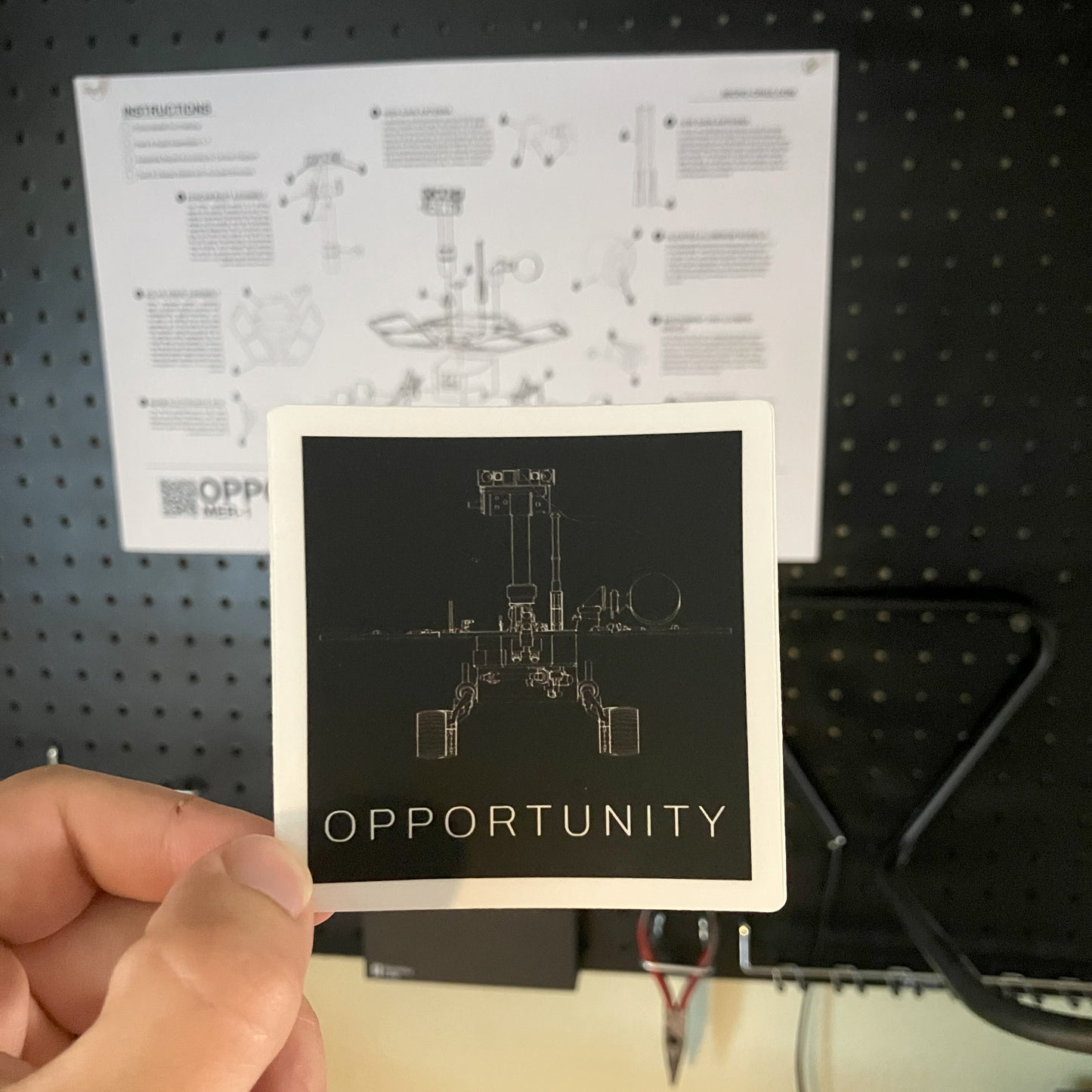 Opportunity Stencil Sticker