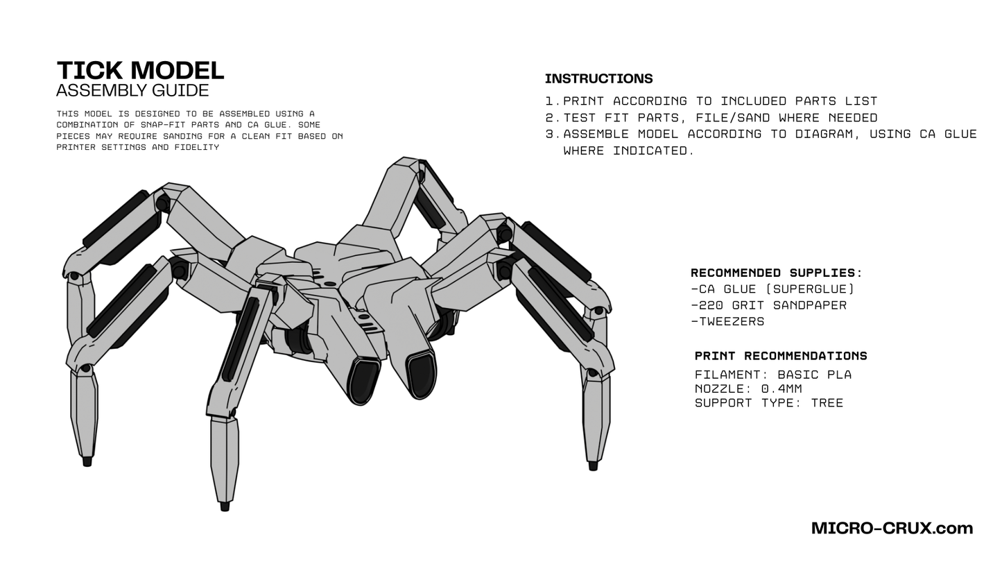 Arc Raiders: Tick STL File Download