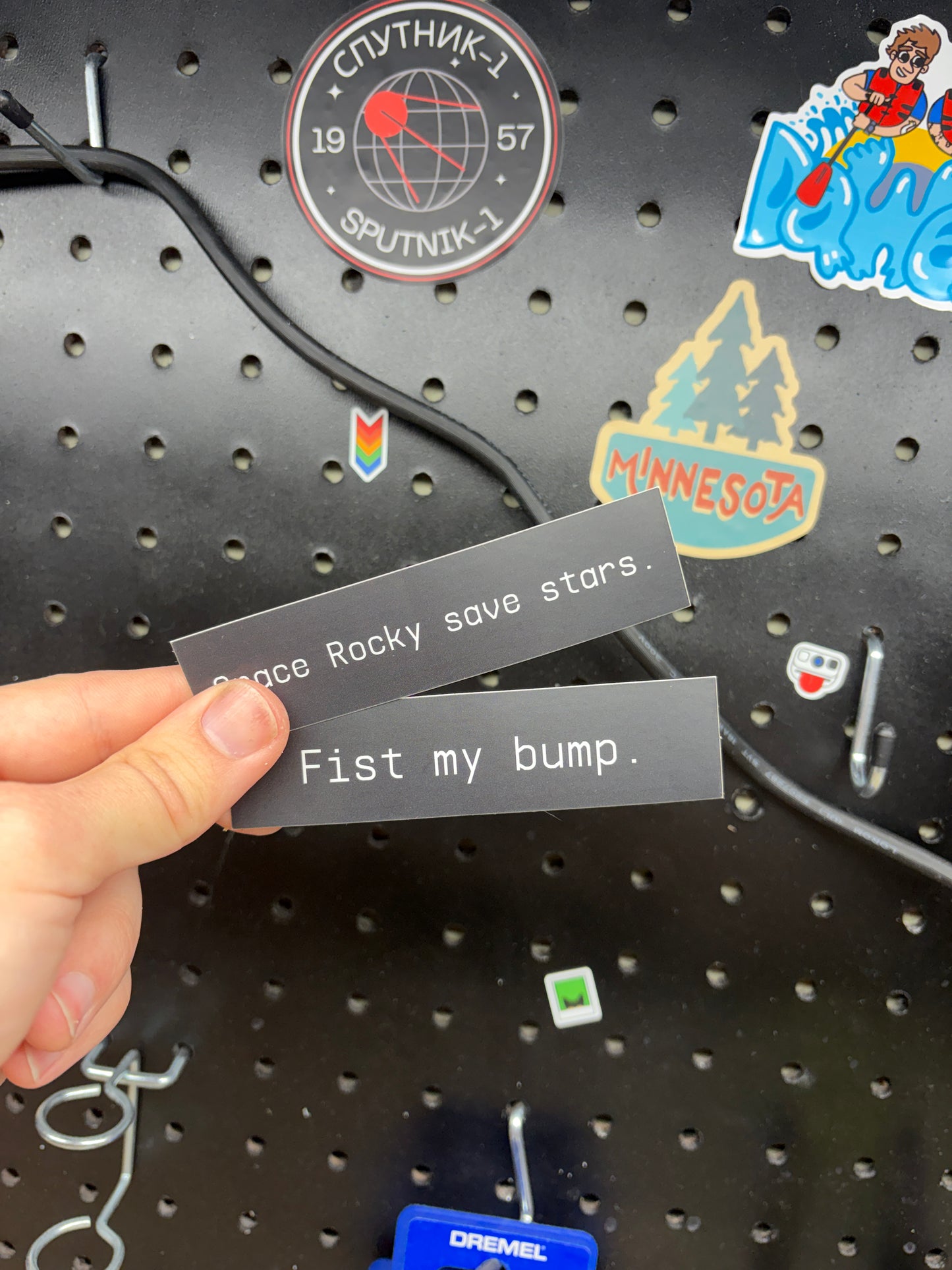 Fist my Bump Project Hail Mary 4x1 Sticker