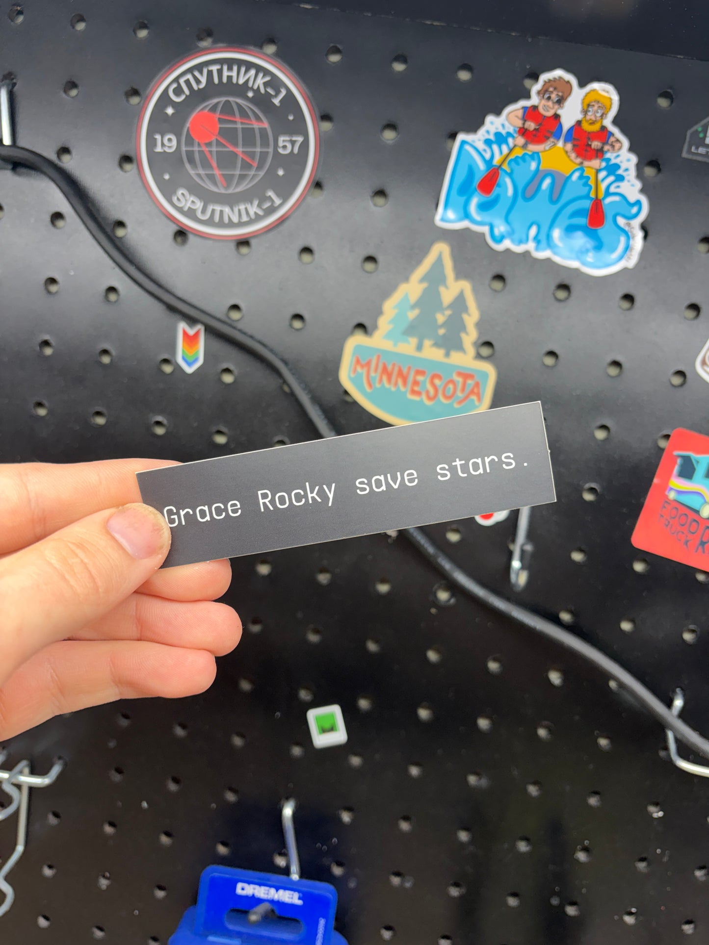 Grace Rocky Save Stars Project Hail Mary 4x1 Sticker