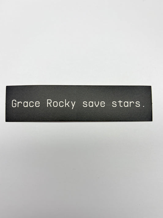 Grace Rocky Save Stars Project Hail Mary 4x1 Sticker