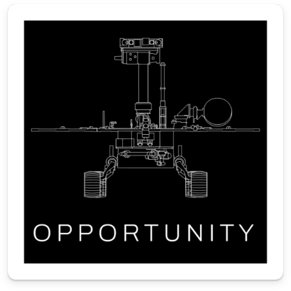 Opportunity Stencil Sticker