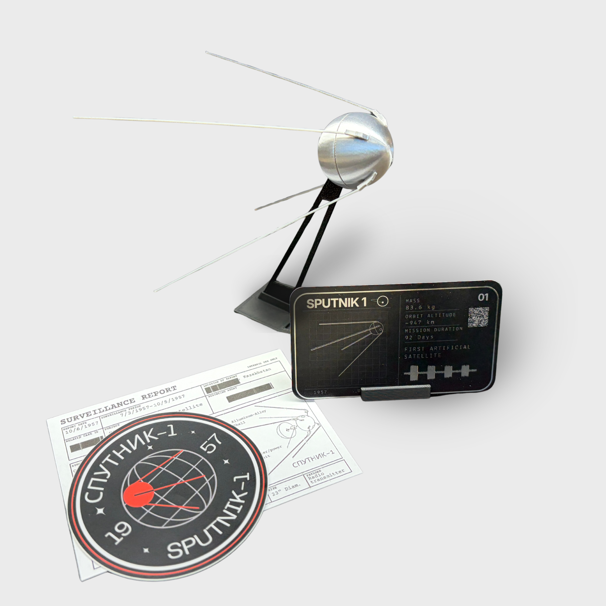 Sputnik Model Making Sputnik 1 Model Kit – MICRO-CRUX