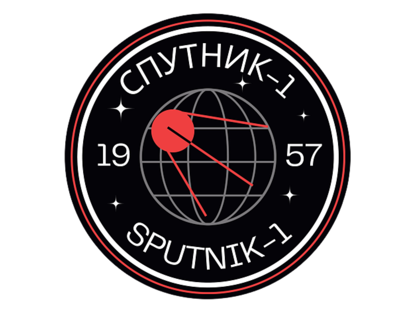SPUTNIK-1 MISSION STICKER